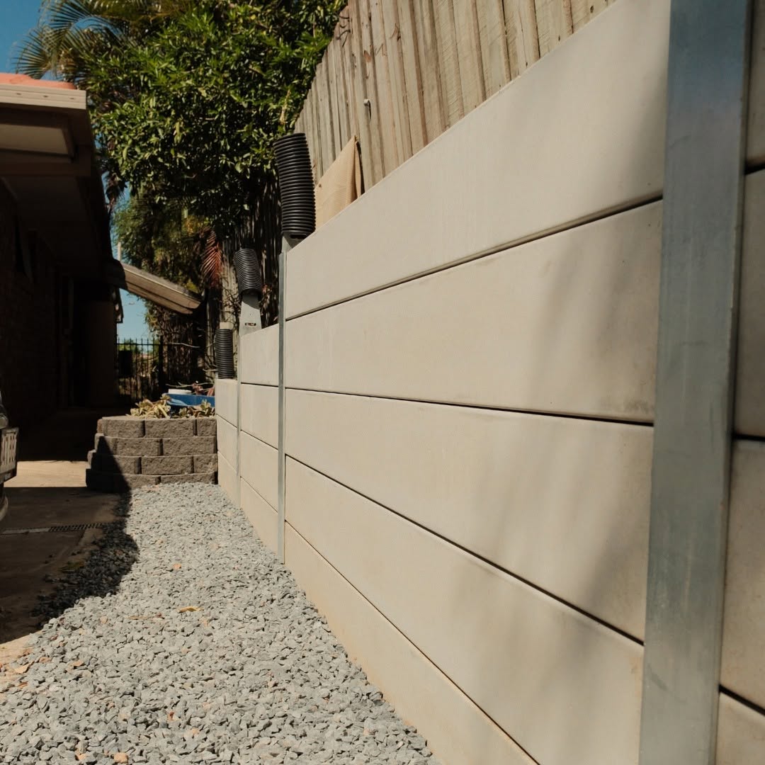 Retaining wall construction Collingwood Park Ipswich QLD — MJ GreenGuard
